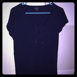 Women’s Ralph Lauren Polo lace up top